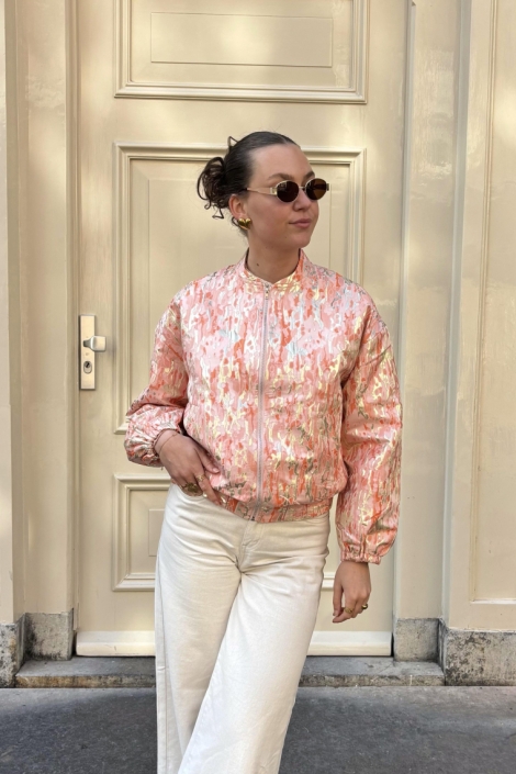 Vero Moda vmbarbara ls jaquard bomber exp